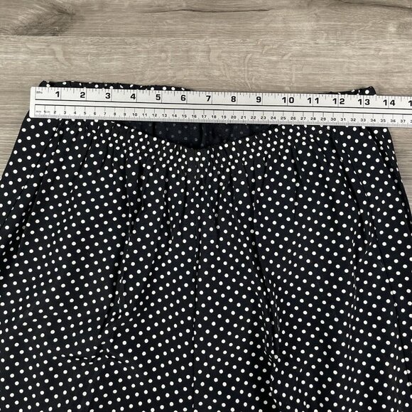 Vintage Oh Mamma Designs Womens Pants Size Medium Black With White Polka Dots - Picture 5 of 11